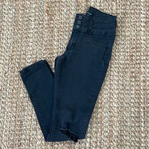 Distressed Black Skinny Jeans